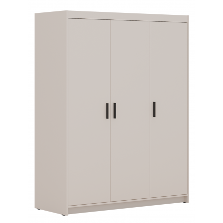 Szafa trzydrzwiowa 133 cm uchylna TRINO beżowa